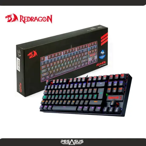 REDRAGON K552RGB TECLADO REDRAGON KUMARA BLACK SPANISH BLUE SWITCH