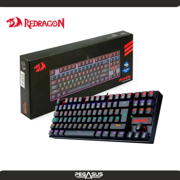 REDRAGON K552RGB TECLADO REDRAGON KUMARA BLACK SPANISH BLUE SWITCH