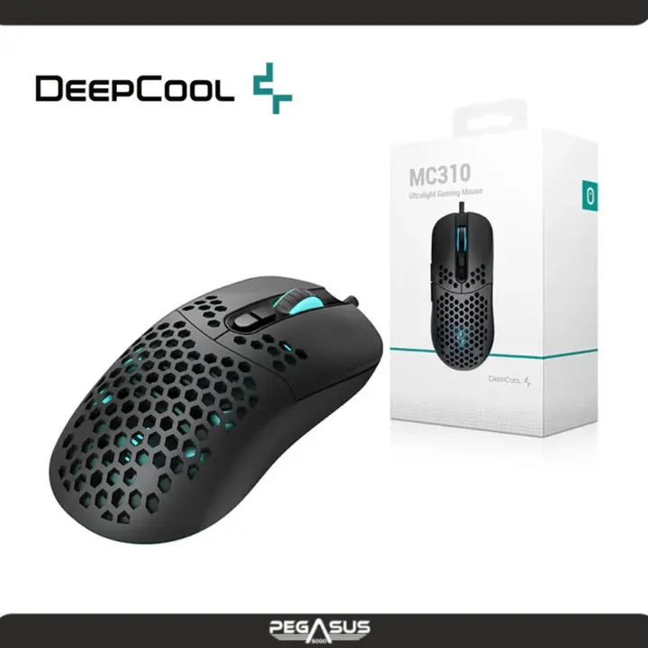 DEEPCOOL MC310 RGB GAMING BLACK ULTRALIGHT USB (PN:R-MC310-BKCUNN-G)