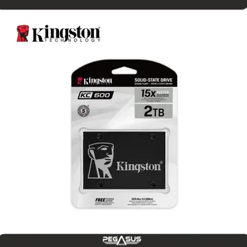 KINGSTON UNIDAD DE ESTADO SOLIDO SSD KINGSTON KC600 2TB SATA 6GB/S 2.5"