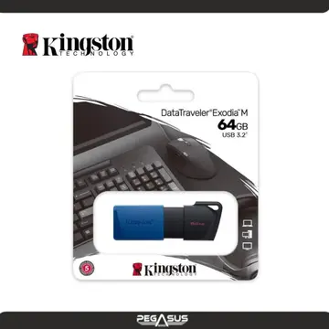 KINGSTON DATA TRAVELER EXODIA M 64GB USB 3.2 BLACK/BLUE