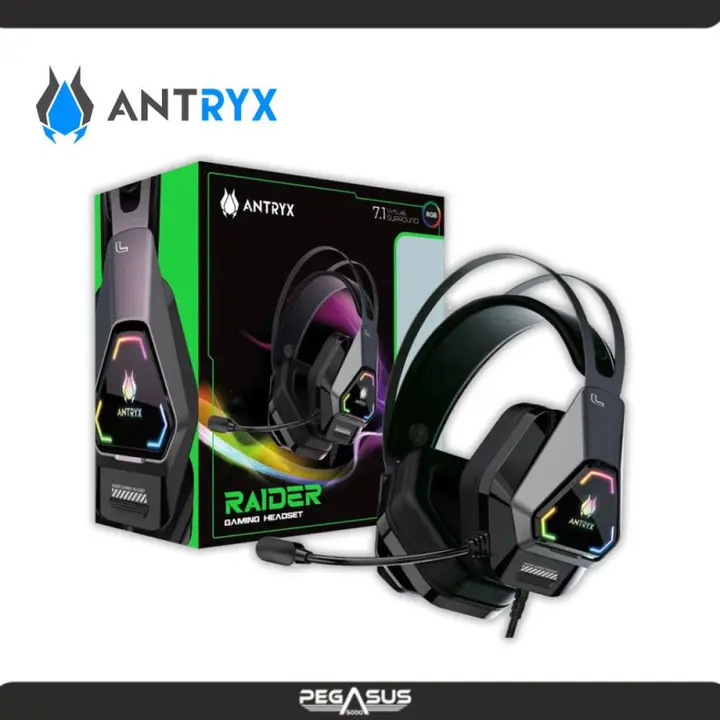 ANTRYX C/N MICROFONO ANTRYX RAIDER PLUS 7.1 VIRTUAL, VIBRADOR, USB (AGH-7550K7RV)
