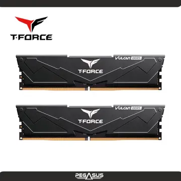 KIT DE MEMORIA RAM T-FORCE VULCAN 32GB(2x16GB) 6000MHZ DDR5 BLACK