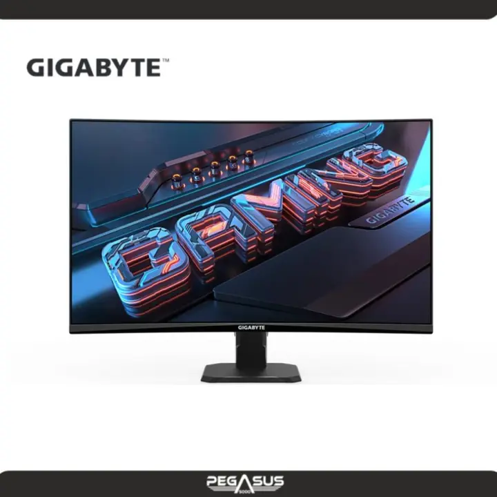 GIGABYTE 27" GS27QC 2K QHD 165HZ 1MS(MPRT) CURVO