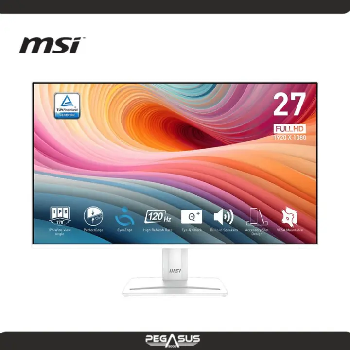 MSI PRO MP275W E2 27" FHD 120HZ 1MS IPS WHITE