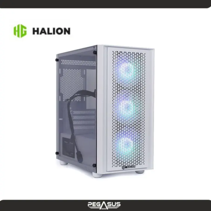 HALION GAMER HALION SCARLET WHITE 3X12CM RGB V/TEMPLADO
