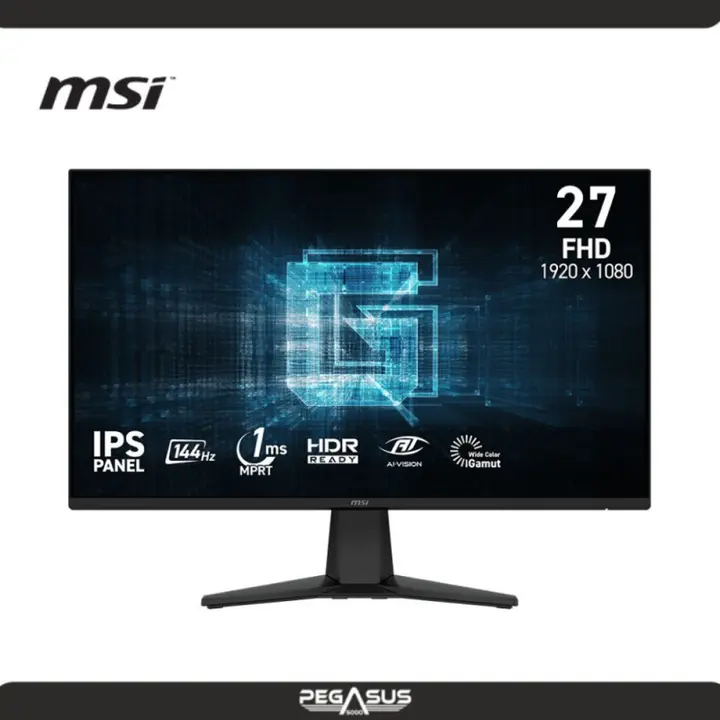 MSI G275L E14 27" FHD 144HZ 1MS(MPRT) IPS PANEL ADAPTIVE -SYNC