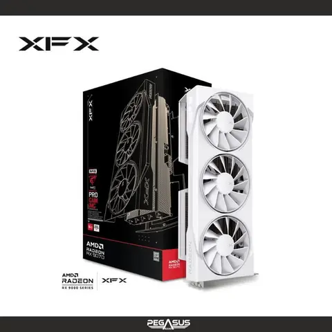 XFX SWIFT CLASS AMD RADEON RX 9070 PRO GAMING OC WHITE 16GB GDDR6