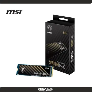 MSI UNIDAD DE ESTADO SOLIDO MSI SPATIUM M450 500GB PCLE 4.0 NVME M.2