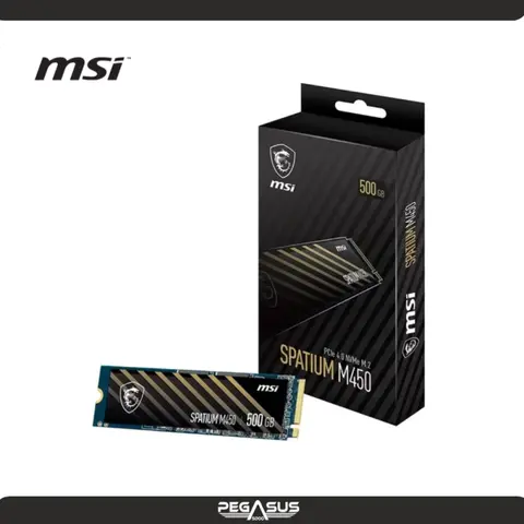 MSI UNIDAD DE ESTADO SOLIDO MSI SPATIUM M450 500GB PCLE 4.0 NVME M.2