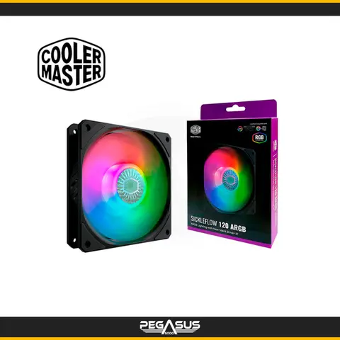 COOLER MASTER FAN DE COOLER MASTER SICKLEFLOW 120 ARGB BLACK (MFX-B2DN-18NPA-R1)