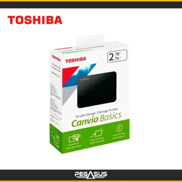 EXTERNO TOSHIBA CANVIO BASICS 2TB USB 3.0 2.5" BLACK