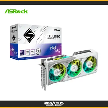 ASROCK INTEL ARC B580 STEEL LEGEND OC 12GB 3X FANS GDDR6