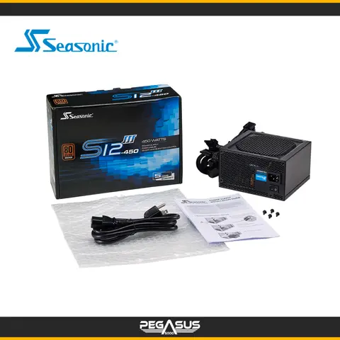 SEASONIC S12III-650 650W 80 PLUS BRONZE (PN: SSR-650GB3)