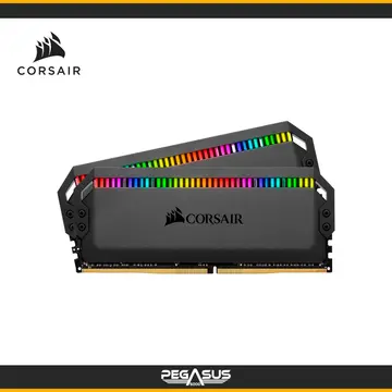 CORSAIR KIT DE MEMORIA RAM CORSAIR DOMINATOR PLATINUM RGB BLACK 16GB (2X8GB) 3600MHZ DDR4 CL18
