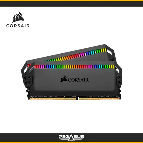 CORSAIR KIT DE MEMORIA RAM CORSAIR DOMINATOR PLATINUM RGB BLACK 16GB (2X8GB) 3600MHZ DDR4 CL18