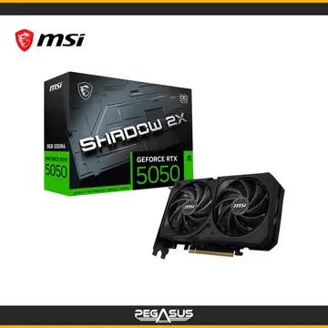 MSI GEFORCE RTX 5050 SHADOW 2X OC 8GB 2X FANS GDDR6