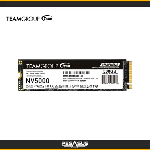 TEAM UNIDAD DE ESTADO SOLIDO TEAMGROUP NV5000 500GB M.2 PCIE4.0 X 4 NVM EXPRESS 3D NAND