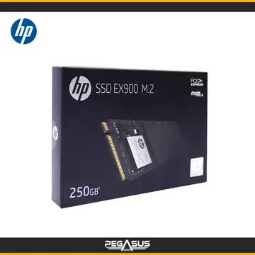 UNIDAD DE ESTADO SOLIDO SSD HP EX900 M.2 250GB PCIE GEN 3X4 NVME 1.3