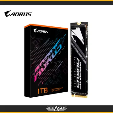 UNIDAD DE ESTADO SOLIDO SSD GIGABYTE AORUS 1TB GEN4 7300 PCIE 4.0 X4 NVME