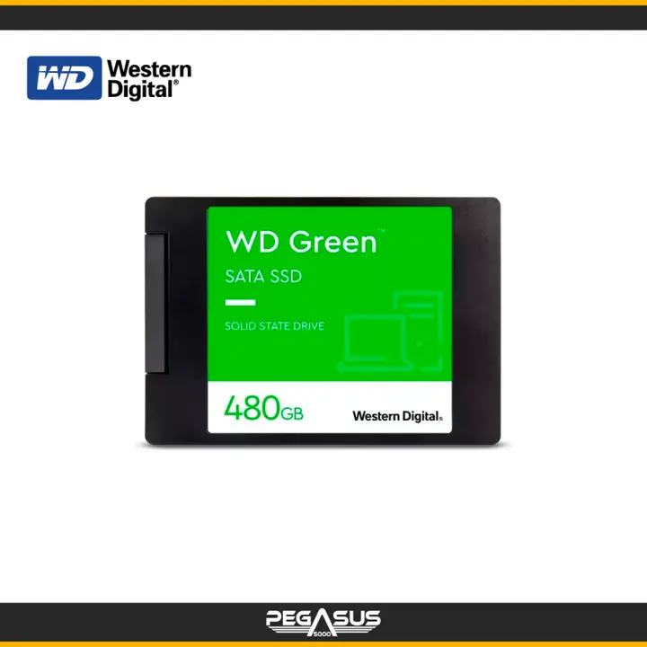 WD UNIDAD DE ESTADO SOLIDO WESTERN DIGITAL GREEN 480GB GO 2.5" SATA 6GB/S SSD