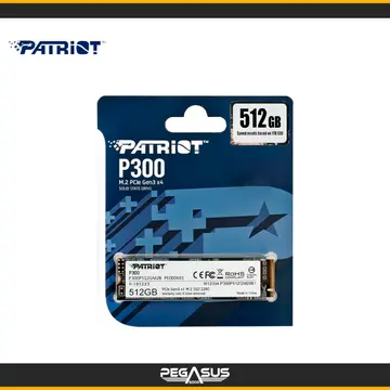 PATRIOT ALMACENAMIENTO M.2 PATRIOT P300 512GB 4.0 2280