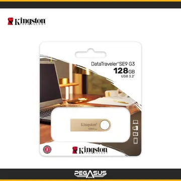 KINGSTON 128GB KINGSTON DT SE9 G3, METAL GOLD 3.2 GEN 1 DTSE9G3/128GB