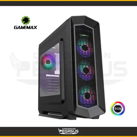 GAMEMAX ASGARD RGB 4 LED S-FUENTE