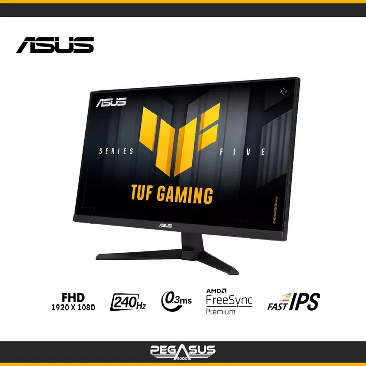 ASUS TUF GAMING VG279QM5A 27" FHD FAST IPS 240HZ 1MS(GTG) C/N PARLANTES INTEGRADOS (PN: 90LM0B80-B011I1)