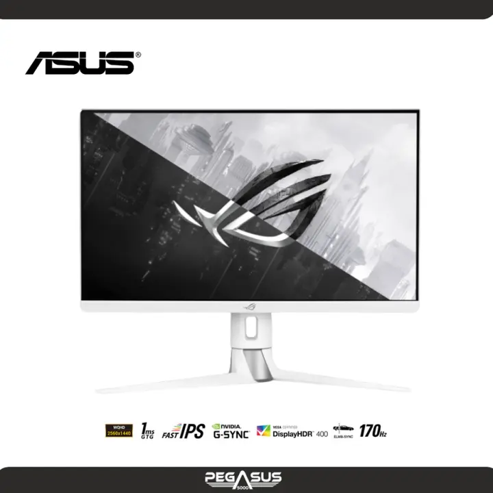 ASUS ROG Strix XG27AQ-W, 27" FAST IPS, 2K QHD, 170Hz, 1ms