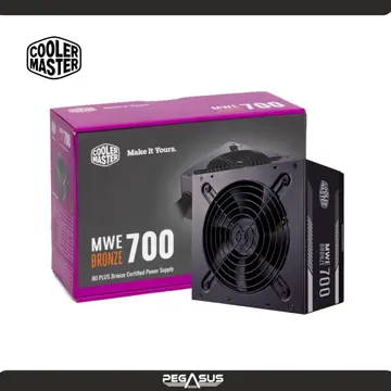 COOLER MASTER FUENTE COOLER MASTER MWE 700 BRONZE - V2, 80 PLUS BRONZE 700W