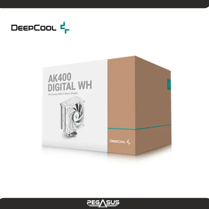 DEEPCOOL DE PROCESADOR DEEPCOOL AK400 DIGITAL WHITE