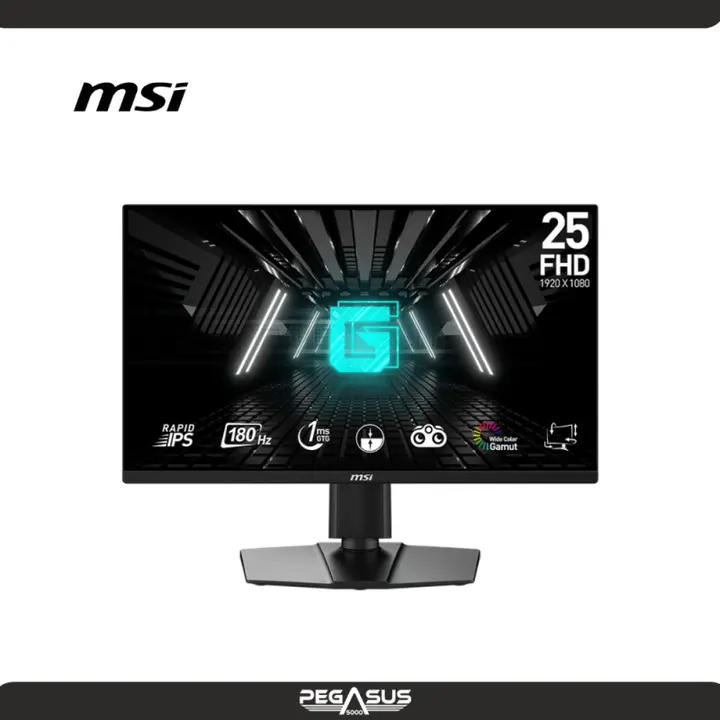 MSI 24.5" G255PF E2 FHD 180HZ 1MS RAPID IPS