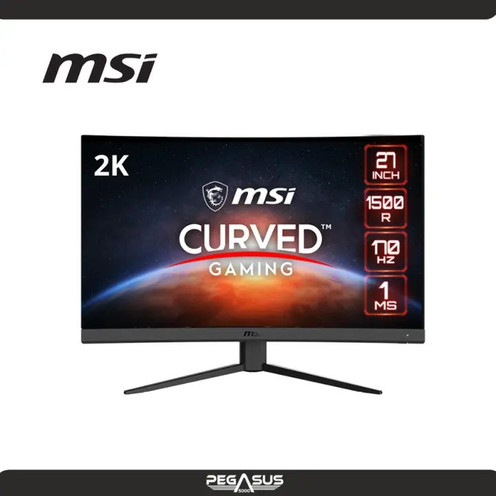 MSI 27" G27CQ4 E2 WQHD 170HZ FREESYNC