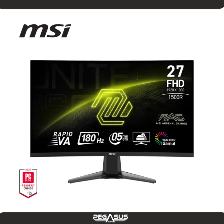 MSI MAG 27C6F FHD 180HZ 0.5MS GTG