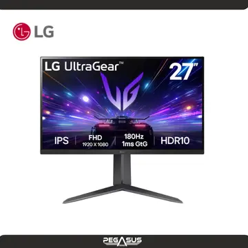 LG ULTRAGEAR 27" 27GS65F FHD 180HZ 1MS IPS