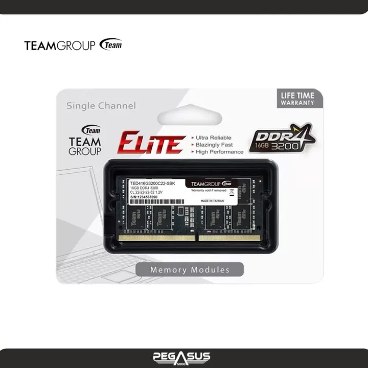 TEAM SODIMM TEAMGROUP ELITE 16GB 3200MHZ DDR4