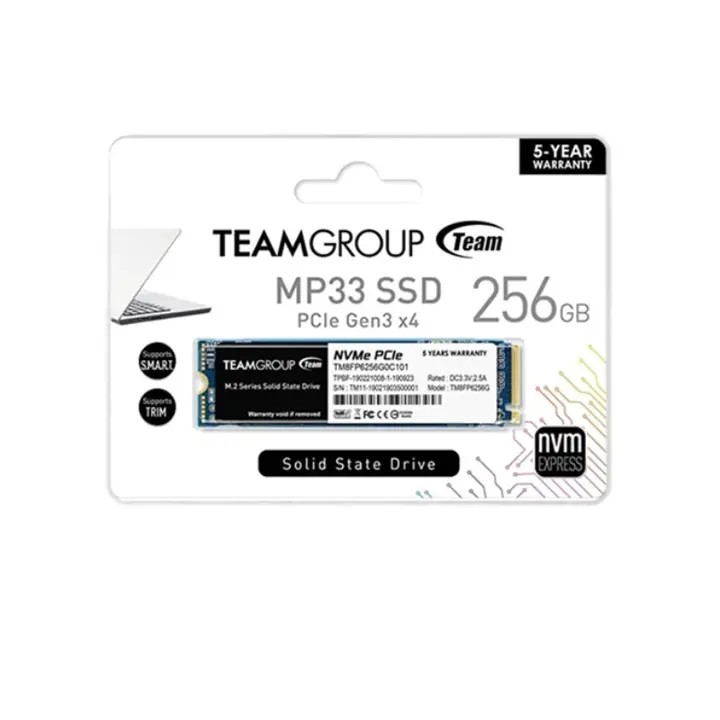 TEAM UNIDAD DE ESTADO SOLIDO TEAMGROUP MP33 256GB M.2