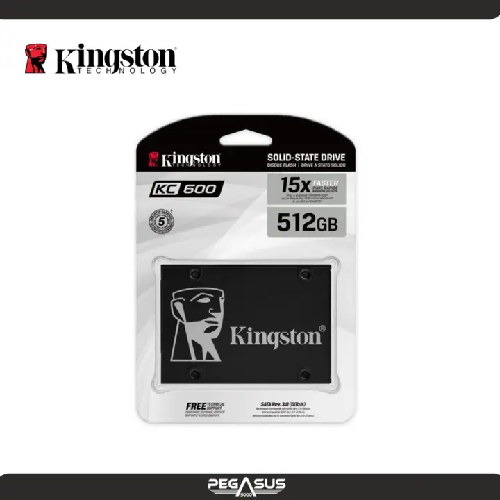 KINGSTON UNIDAD DE ESTADO SOLIDO SSD KINGSTON KC600 512GB 2.5