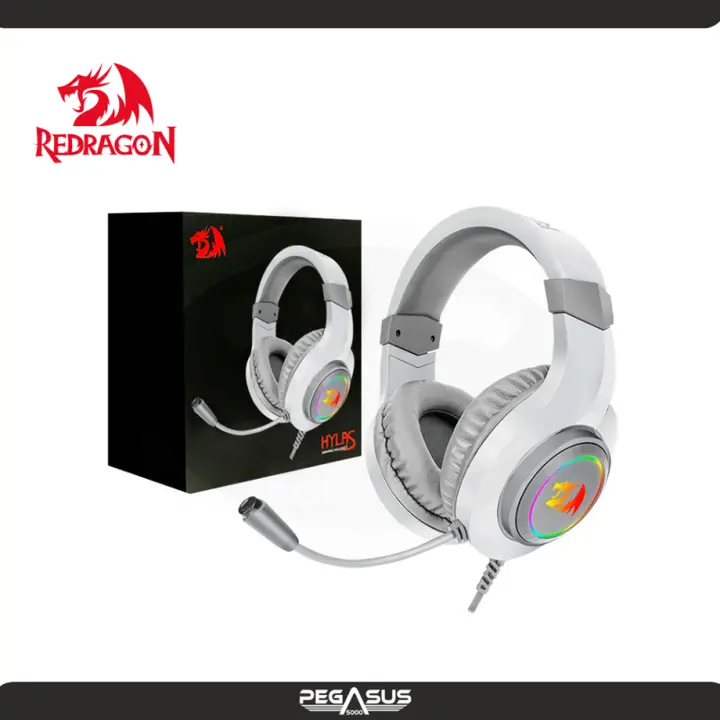 REDRAGON GAMER REDRAGON HYLAS WHITE (H260W-RGB)