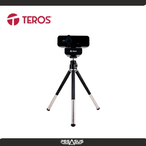 TEROS CAMARA WEB TEROS TE - 9072 2K, MICROFONO INCORP, USB 2.0 CN OBTURADOR