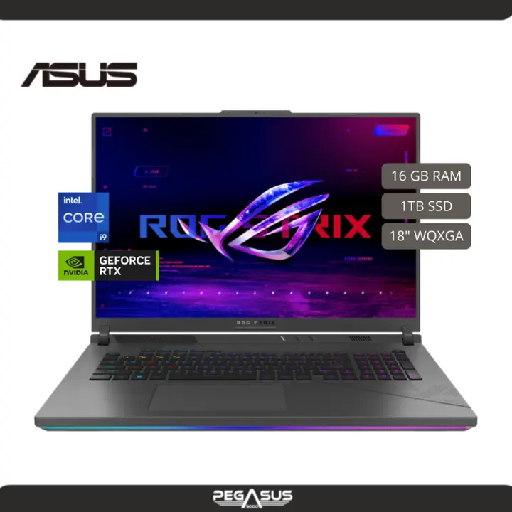 ASUS Notebook Asus ROG Strix G18, 18" WQXGA IPS, Core i9-14900HX 2.2/5.8GHz