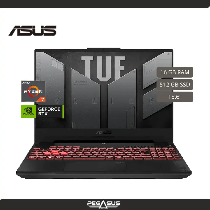 ASUS Notebook ASUS TUF Gaming A15 FA507NUR-LP005, 15.6" FHD IPS, Ryzen 7 7435HS 4.5GHz