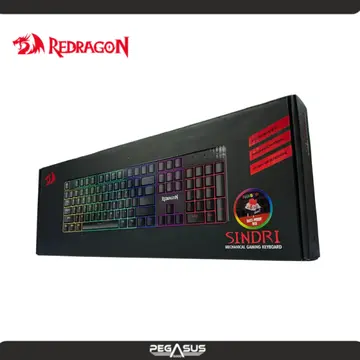REDRAGON K671 TECLADO REDRAGON SINDRI BLACK ENGLISH RED SWITCH