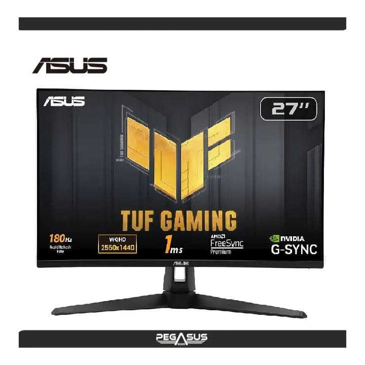 ASUS TUF GAMING 27" VG27AQ3A WQHD 180HZ 1MS PANEL FAST IPS