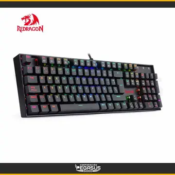 REDRAGON K551RGB TECLADO REDRAGON MITRA BLACK SPANISH RED SWITCH