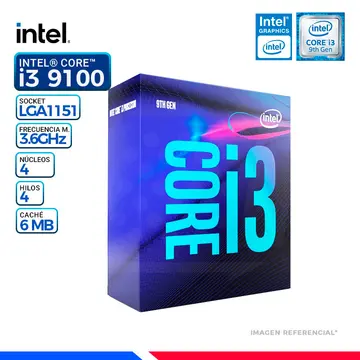 Intel CORE I3-9100