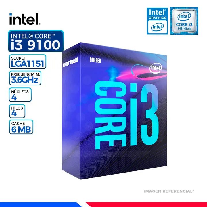 Intel CORE I3-9100