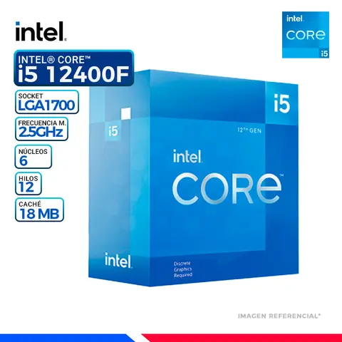 Intel CORE I5-12400F