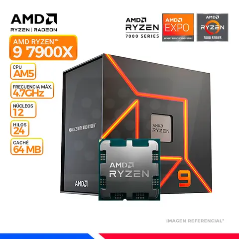 AMD RYZEN 9 7900X, AM5